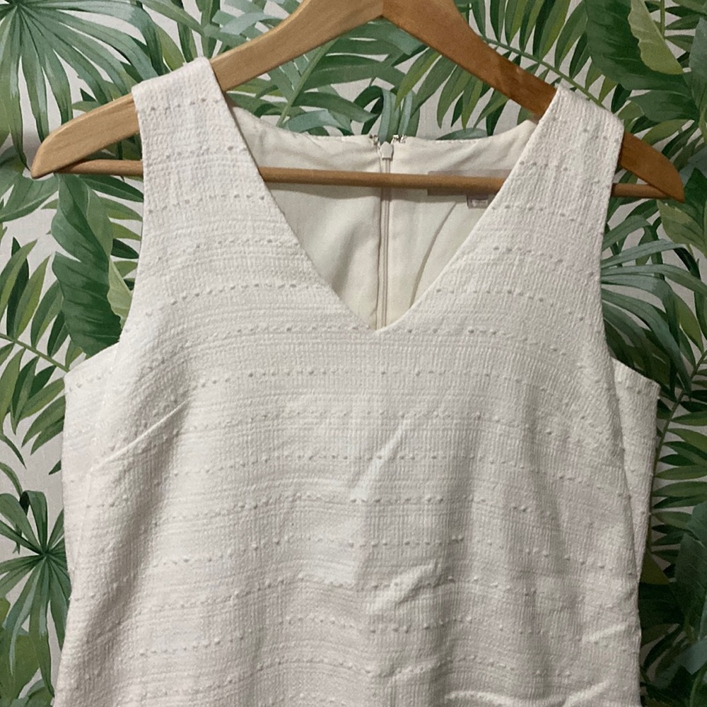 White Cotton Loft A-Line Dress